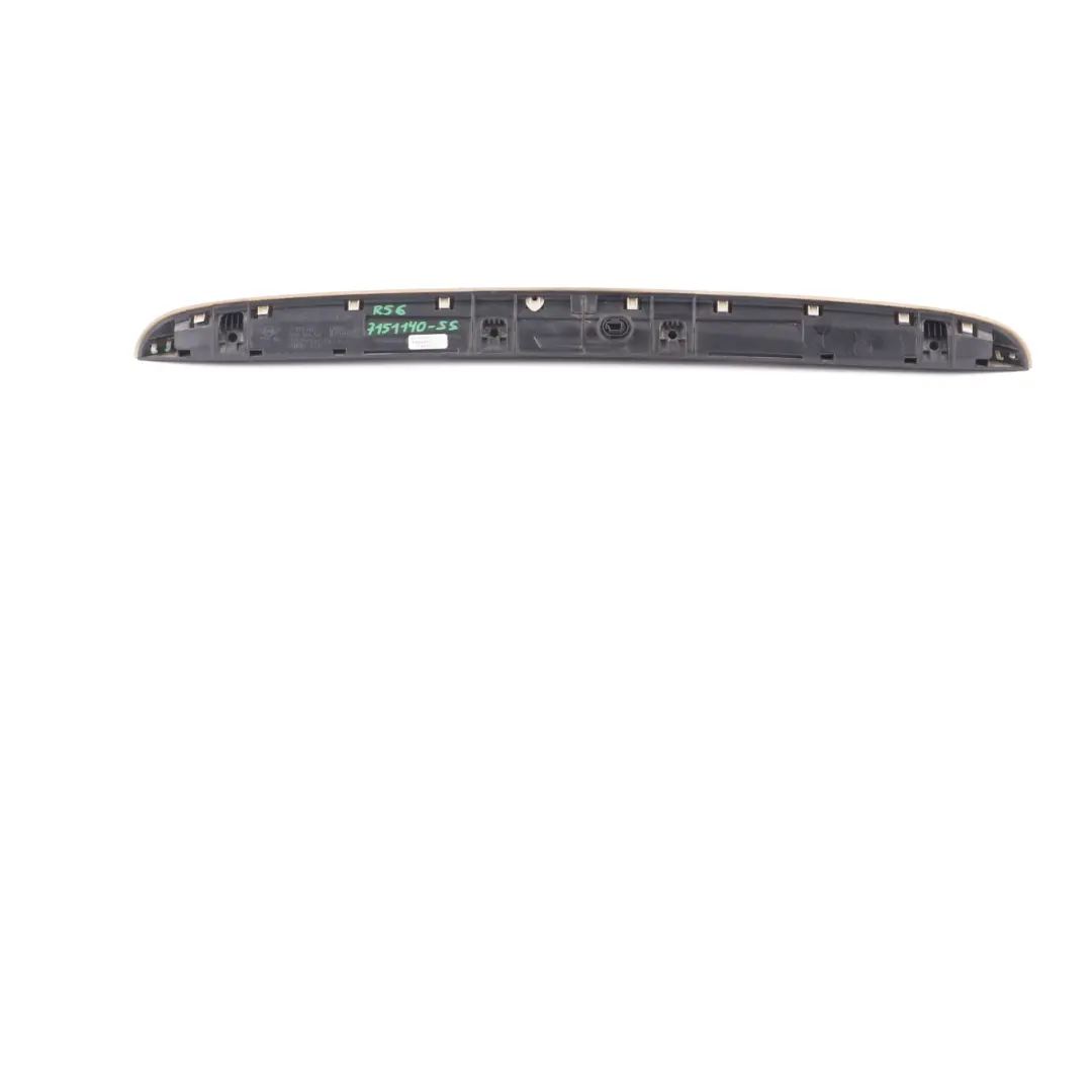 Mini Cooper R55 R56 Griffleiste Heckklappe Abdeckung Sparkling Silver - A60 - SKU 7151140-SS - Teilenummer 7151140