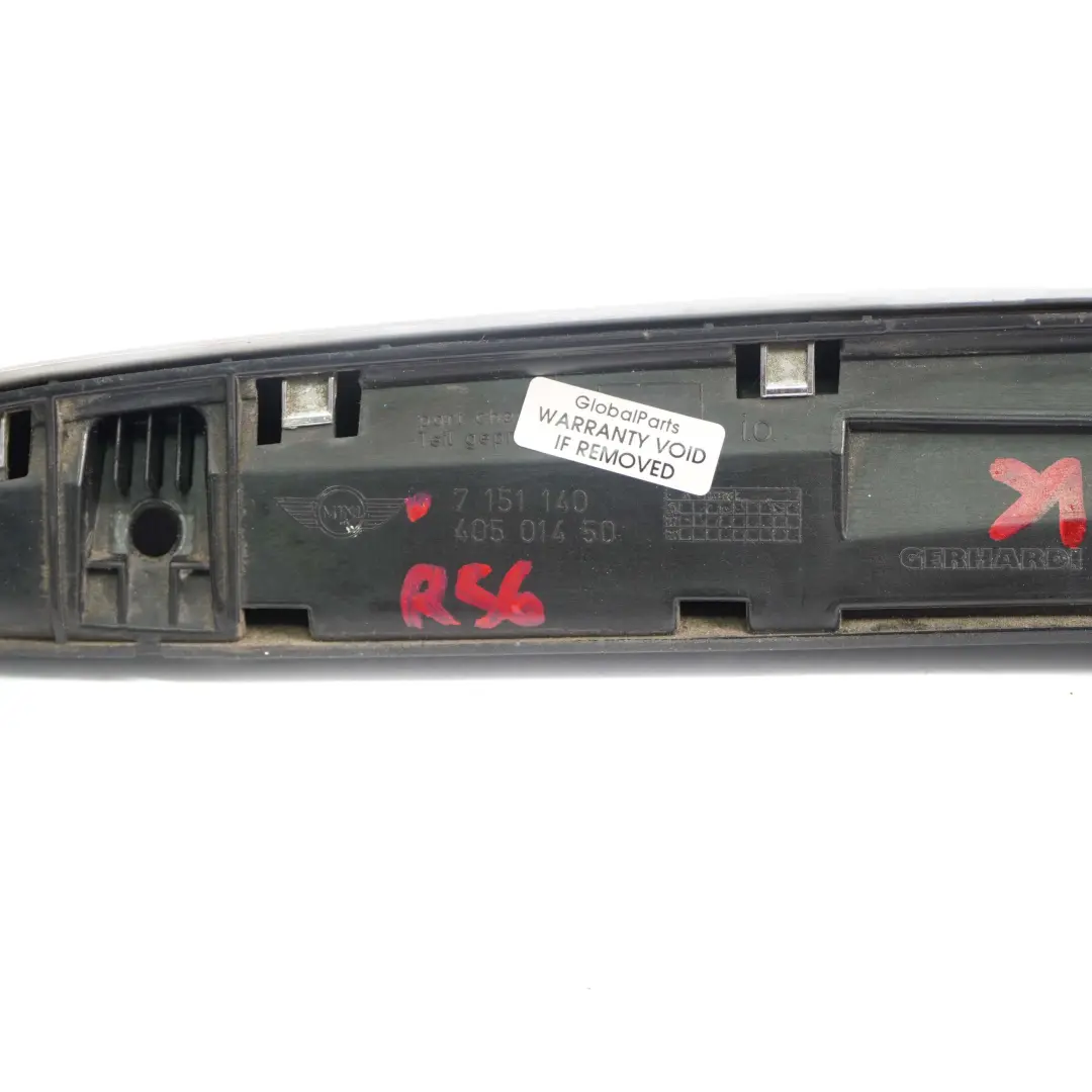 Maniglia del Bagagliaio Cromata per Mini Cooper R55 R56 R57 LCI con numero di parte 2753603 Mini Cooper R55 R56 R57 LCI Maniglia del Bagagliaio Cromata - SKU 7151140 - Numero di parte 2753603