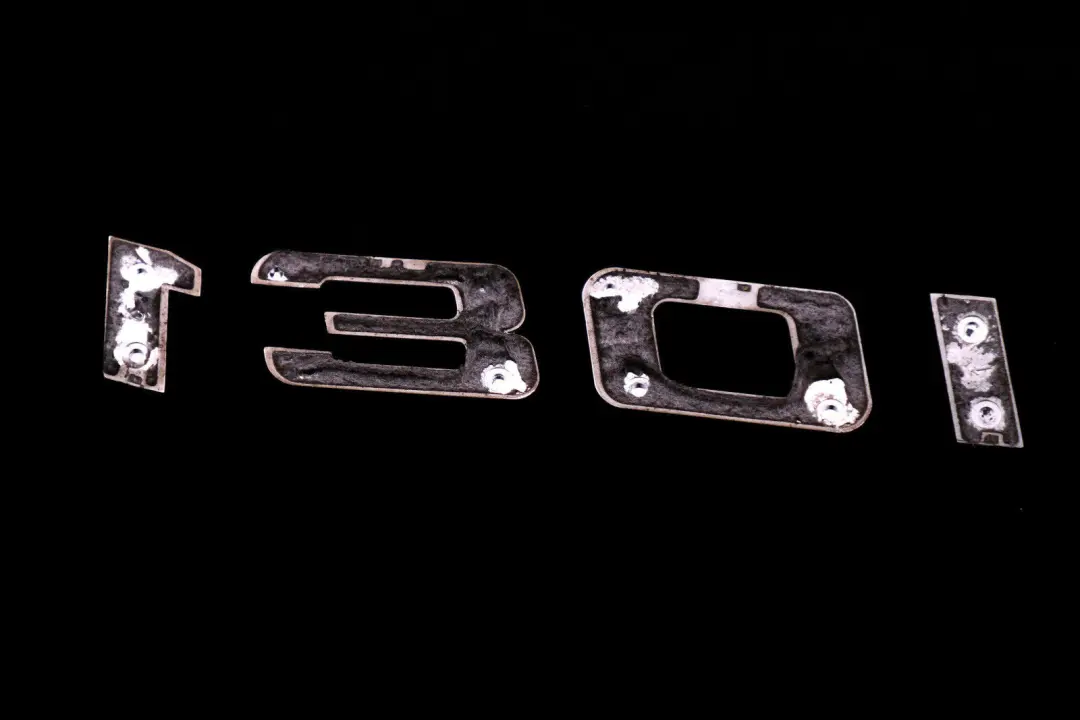 BMW E81 E87 LCI Rear Boot Lid Trunk Adhered 130i Emblem Lettering - SKU 7151387 - Part number 7151387