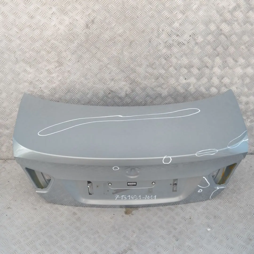 BMW 3 SERIES 1 E90 Saloon Trunk Lid Tailgate Boot Lid Arktis Metallic - A34 - SKU 7151491-AM1 - Part number 41627151491