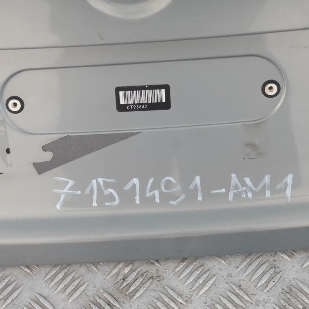BMW 3 SERIES 1 E90 Saloon Trunk Lid Tailgate Boot Lid Arktis Metallic - A34 - SKU 7151491-AM1 - Part number 41627151491