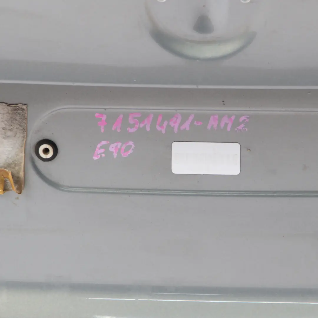 Boot Trunk Lid Saloon Arktis Arctic Metallic - A34 to BMW E90 Tailgate with Part number 7151491 BMW E90 Tailgate Boot Trunk Lid Saloon Arktis Arctic Metallic - A34 - SKU 7151491-AM2 - Part number 7151491