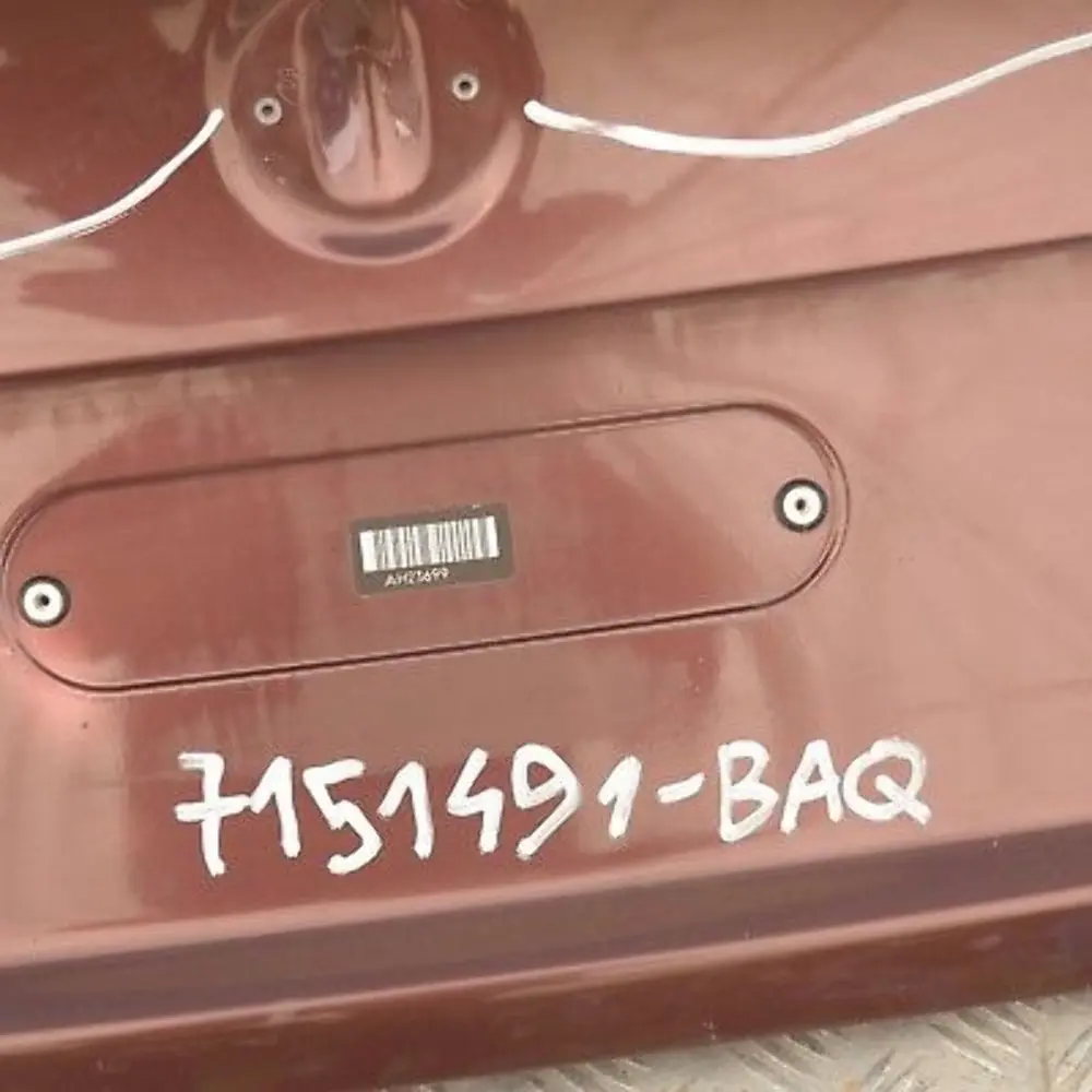 Trunk Lid Tailgate Boot Lid Barriquerot Red Metallic - A41 to BMW 3 SERIES E90 with Part number 7151491 BMW 3 SERIES E90 Trunk Lid Tailgate Boot Lid Barriquerot Red Metallic - A41 - SKU 7151491-BAQ - Part number 7151491