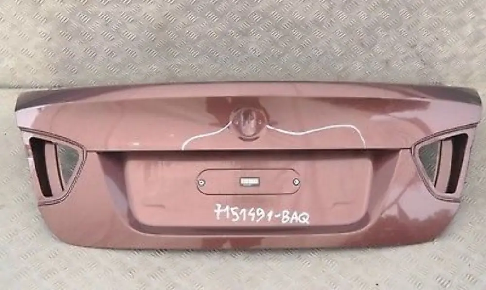 Trunk Lid Tailgate Boot Lid Barriquerot Red Metallic - A41 to BMW 3 SERIES E90 with Part number 7151491 BMW 3 SERIES E90 Trunk Lid Tailgate Boot Lid Barriquerot Red Metallic - A41 - SKU 7151491-BAQ - Part number 7151491