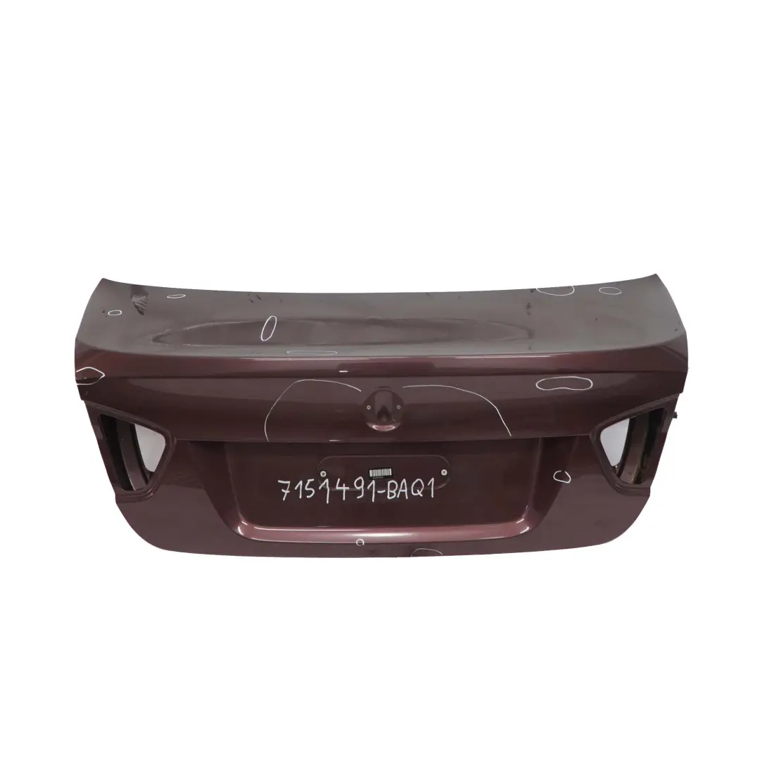 Boot Trunk Lid Tailgate Barriquerot Barrique Red Metallic - A41 to BMW E90 with Part number 7151491 BMW E90 Boot Trunk Lid Tailgate Barriquerot Barrique Red Metallic - A41 - SKU 7151491-BAQ1 - Part number 7151491