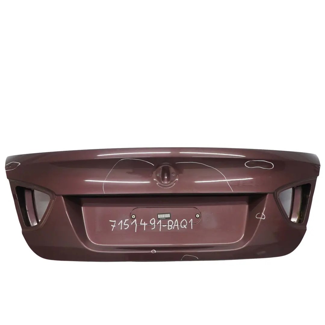 Boot Trunk Lid Tailgate Barriquerot Barrique Red Metallic - A41 to BMW E90 with Part number 7151491 BMW E90 Boot Trunk Lid Tailgate Barriquerot Barrique Red Metallic - A41 - SKU 7151491-BAQ1 - Part number 7151491