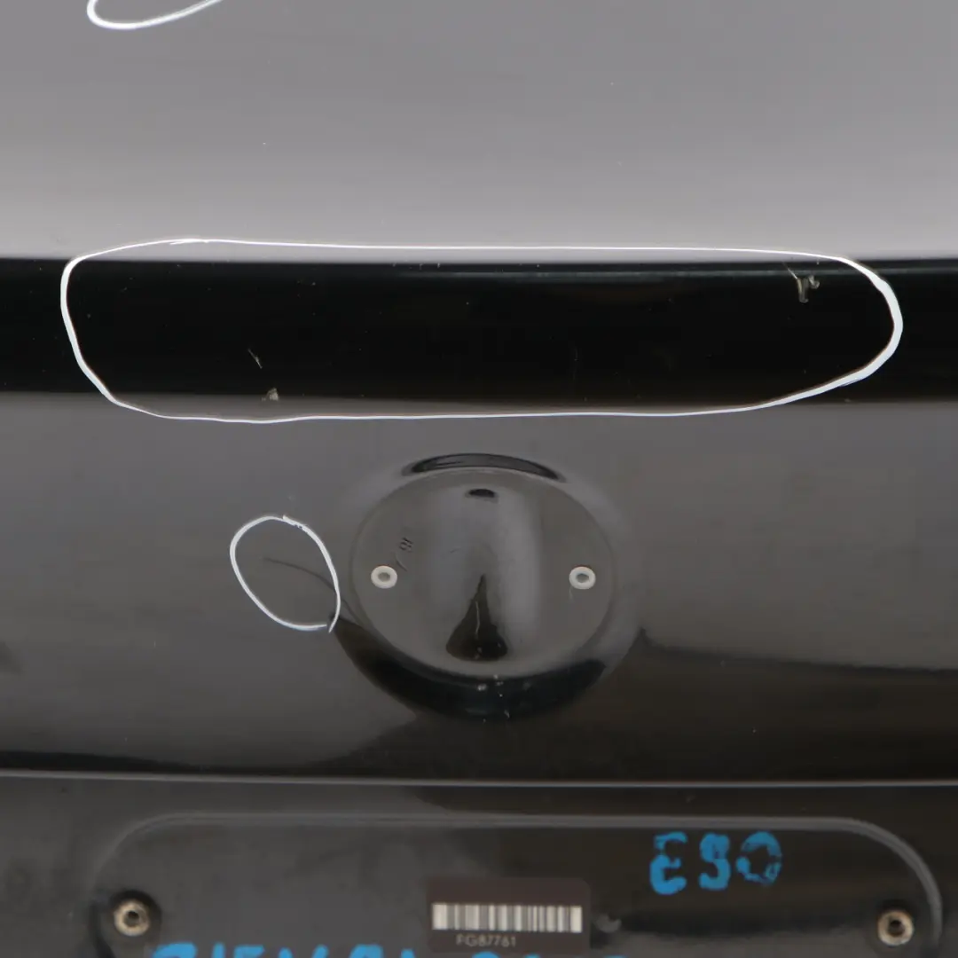 Trunk Lid Tailgate Bootlid Boot Black Sapphire - 475 to BMW E90 Rear with Part number 7151491 BMW E90 Rear Trunk Lid Tailgate Bootlid Boot Black Sapphire - 475 - SKU 7151491-BS15 - Part number 7151491
