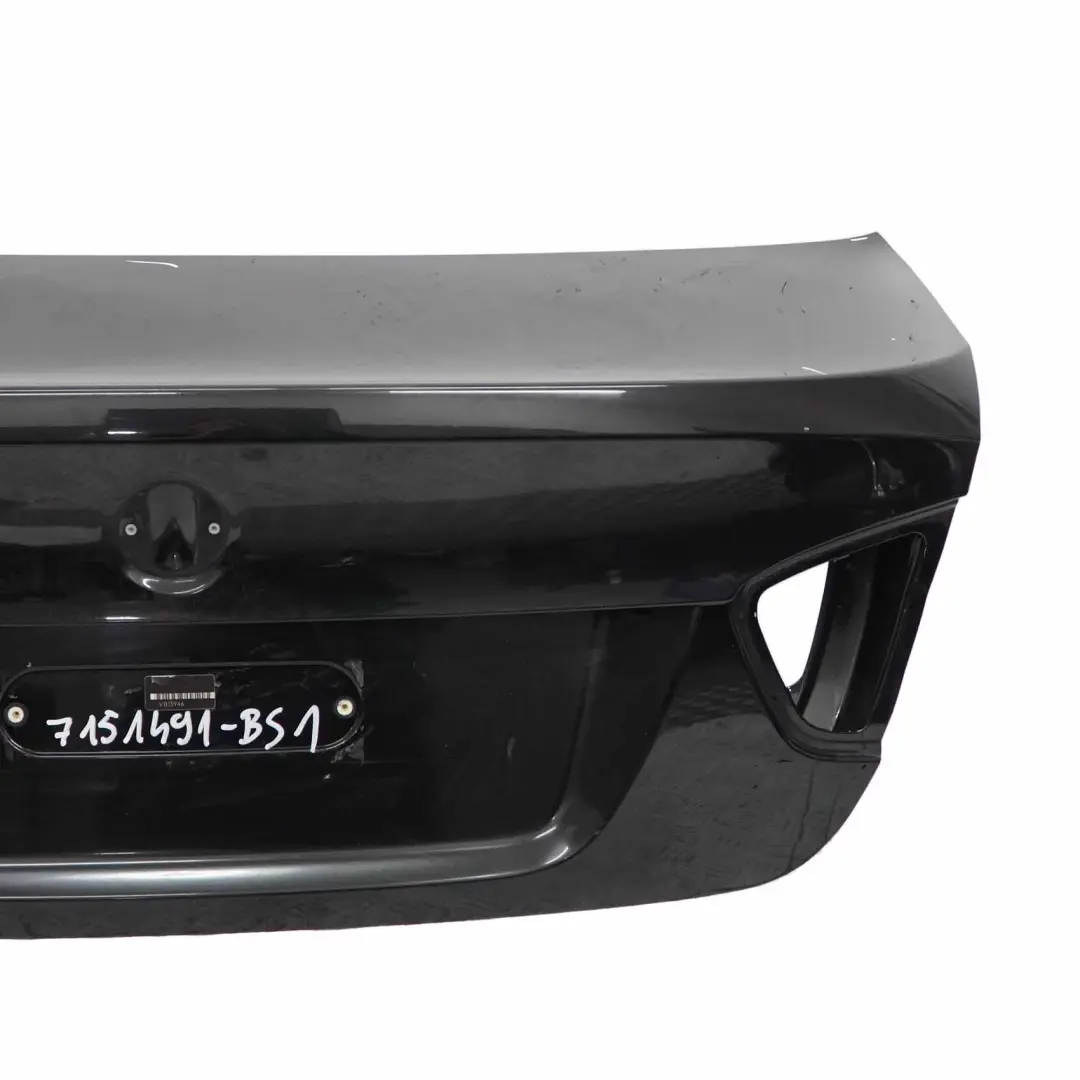BMW E90 Rear Trunk Lid Tailgate Bootlid Boot Black Sapphire - 475 - SKU 7151491-BS1 - Part number 7151491