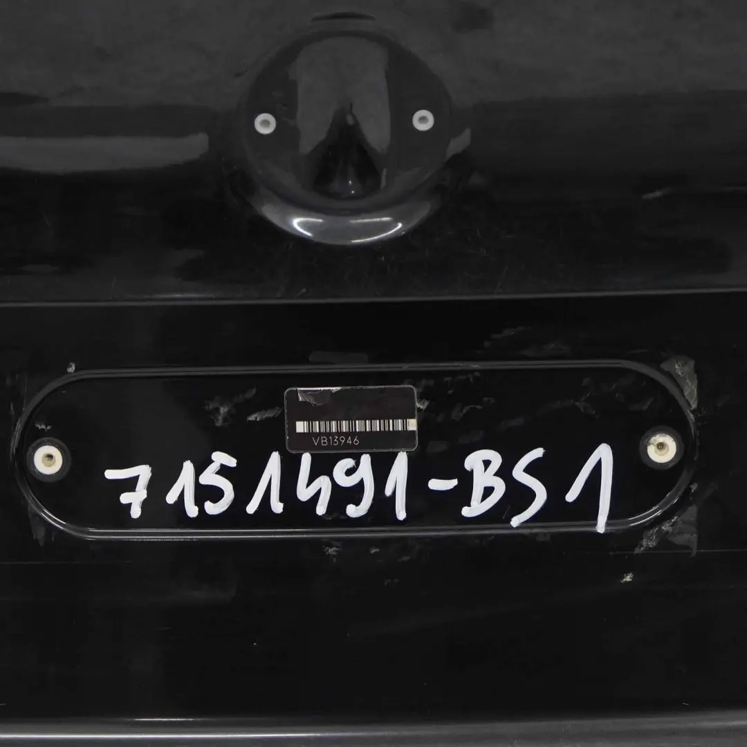 BMW E90 Rear Trunk Lid Tailgate Bootlid Boot Black Sapphire - 475 - SKU 7151491-BS1 - Part number 7151491