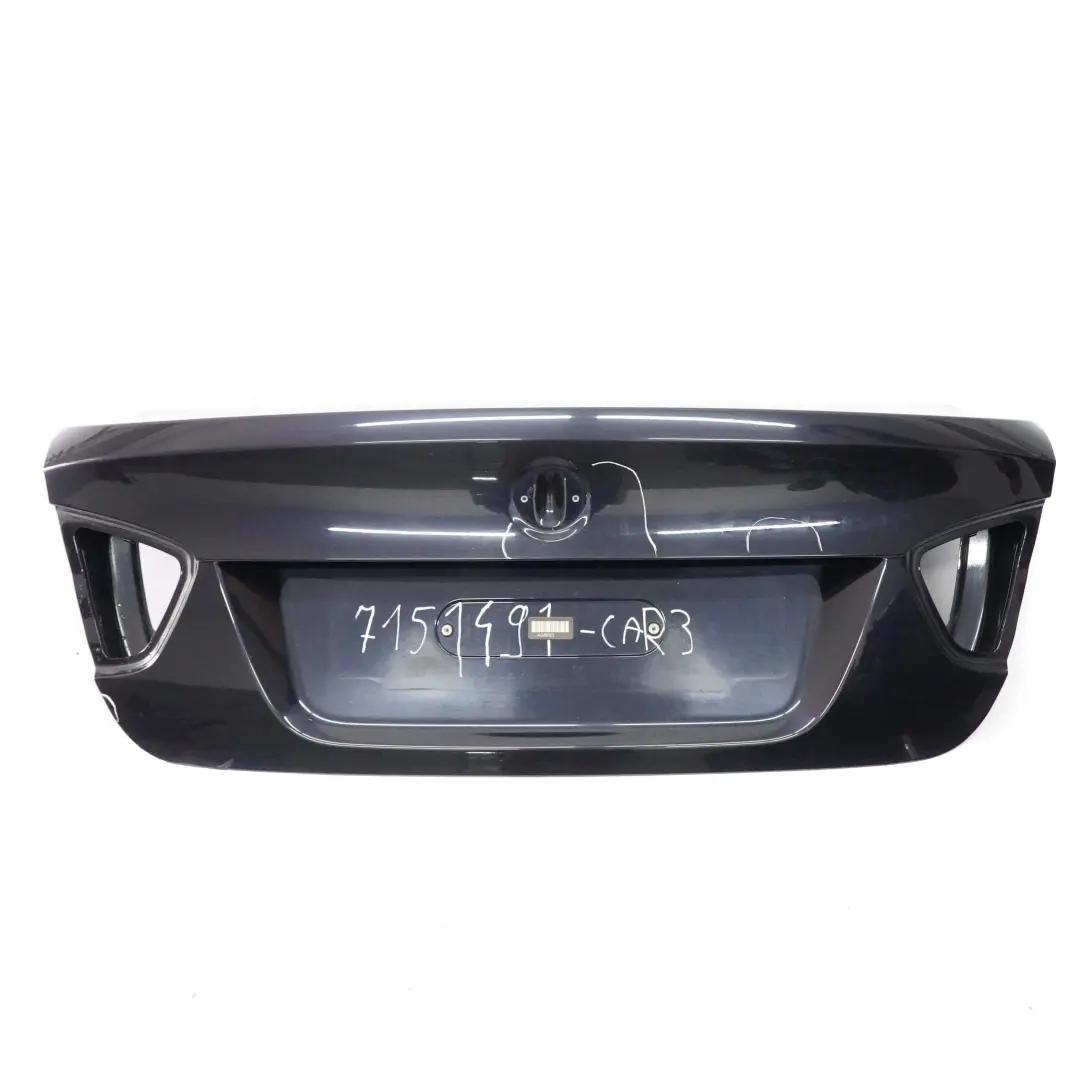 BMW 3 Series 3 E90 Saloon Trunk Lid Tailgate Boot Lid Carbonschwarz Carbon Black - SKU 7151491-CAR3 - Part number 41627151491