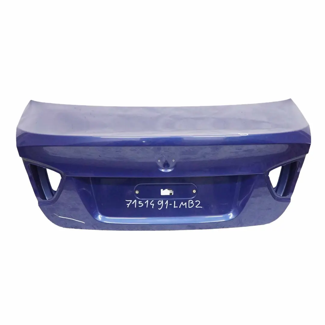 Trunk Lid Tailgate Rear Boot Lid Le Mans Blau Blue Metallic - 381 to BMW E90 Saloon with Part number 7151491 BMW E90 Saloon Trunk Lid Tailgate Rear Boot Lid Le Mans Blau Blue Metallic - 381 - SKU 7151491-LMB2 - Part number 7151491