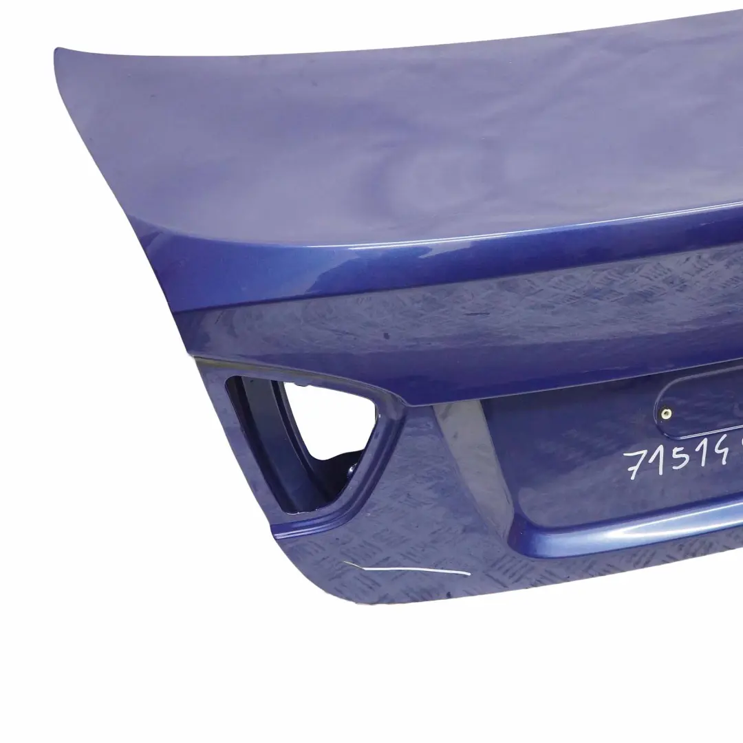 Trunk Lid Tailgate Rear Boot Lid Le Mans Blau Blue Metallic - 381 to BMW E90 Saloon with Part number 7151491 BMW E90 Saloon Trunk Lid Tailgate Rear Boot Lid Le Mans Blau Blue Metallic - 381 - SKU 7151491-LMB2 - Part number 7151491