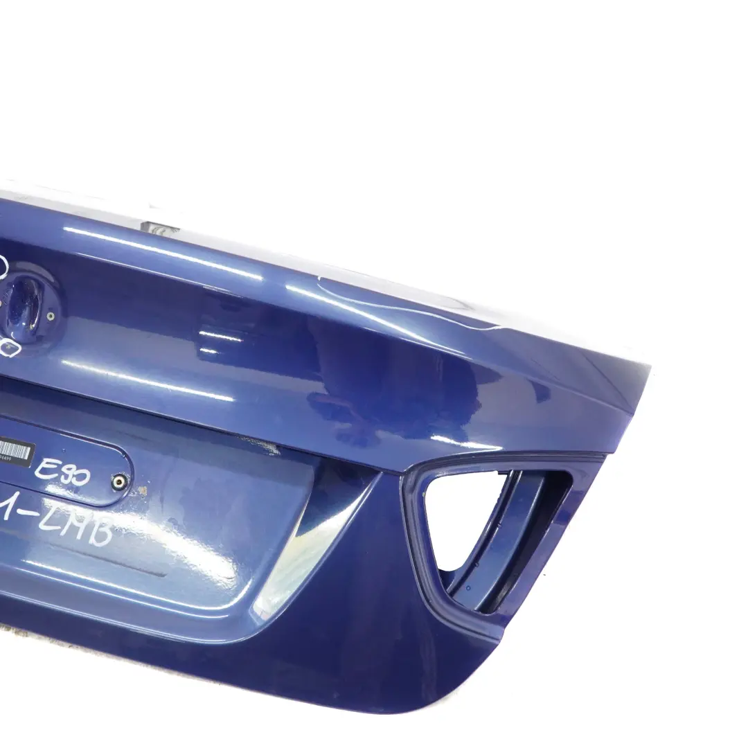 Trunk Lid Tailgate Rear Boot Lid Le Mans Blau Blue - 381 to BMW E90 with Part number 7151491 BMW E90 Trunk Lid Tailgate Rear Boot Lid Le Mans Blau Blue - 381 - SKU 7151491-LMB - Part number 7151491