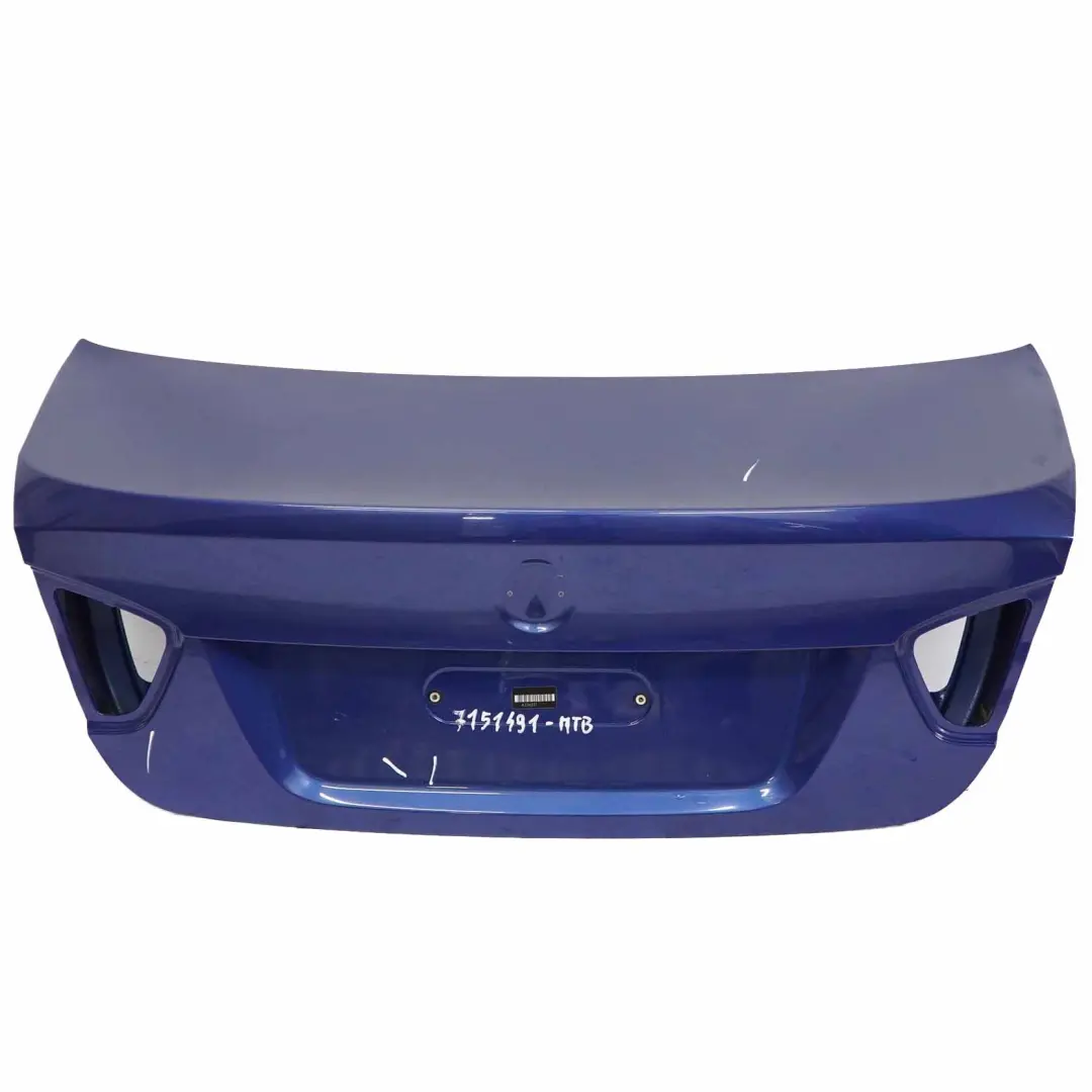 BMW E90 Trunk Lid Tailgate Boot Lid Montegoblau Montego Blue Metallic - A51 - SKU 7151491-MTB - Part number 7151491