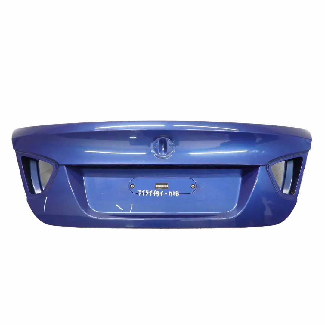 BMW E90 Trunk Lid Tailgate Boot Lid Montegoblau Montego Blue Metallic - A51 - SKU 7151491-MTB - Part number 7151491
