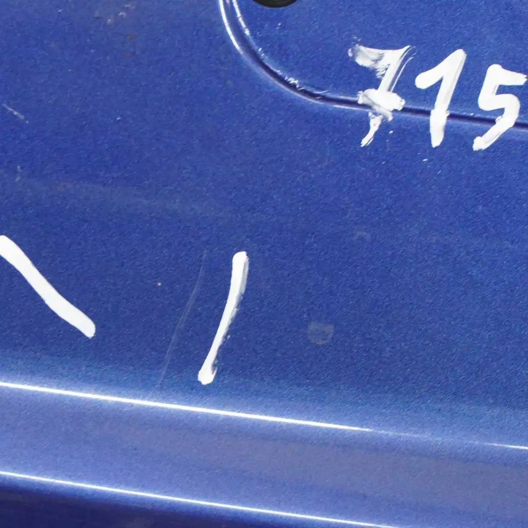 Trunk Lid Tailgate Boot Lid Montegoblau Montego Blue Metallic - A51 to BMW E90 with Part number 7151491 BMW E90 Trunk Lid Tailgate Boot Lid Montegoblau Montego Blue Metallic - A51 - SKU 7151491-MTB - Part number 7151491