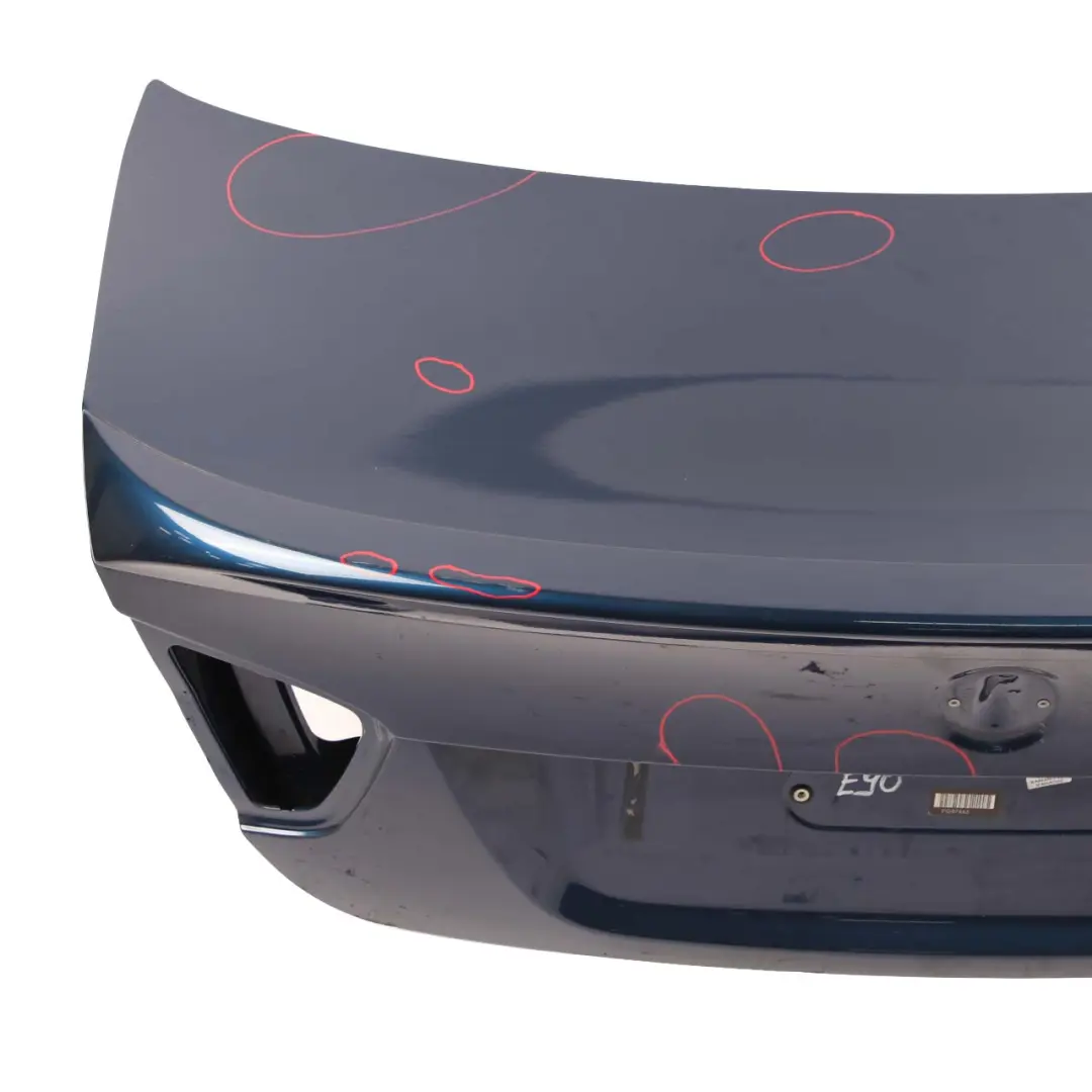Boot Trunk Lid Tailgate Bootlid Mysticblau - A07 to BMW 3 Series E90 Saloon Rear with Part number 7151491 BMW 3 Series E90 Saloon Rear Boot Trunk Lid Tailgate Bootlid Mysticblau - A07 - SKU 7151491-MYS2 - Part number 7151491