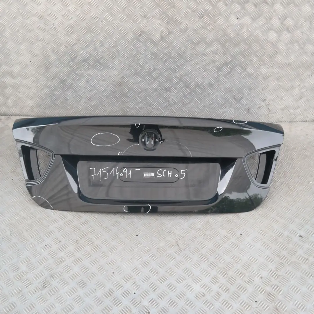 Trunk Lid Tailgate Boot Bootlid Schwarz 2 Black - 668 to BMW 3 SERIES 5 E90 Rear with Part number 7151491 BMW 3 SERIES 5 E90 Rear Trunk Lid Tailgate Boot Bootlid Schwarz 2 Black - 668 - SKU 7151491-SCH5 - Part number 7151491
