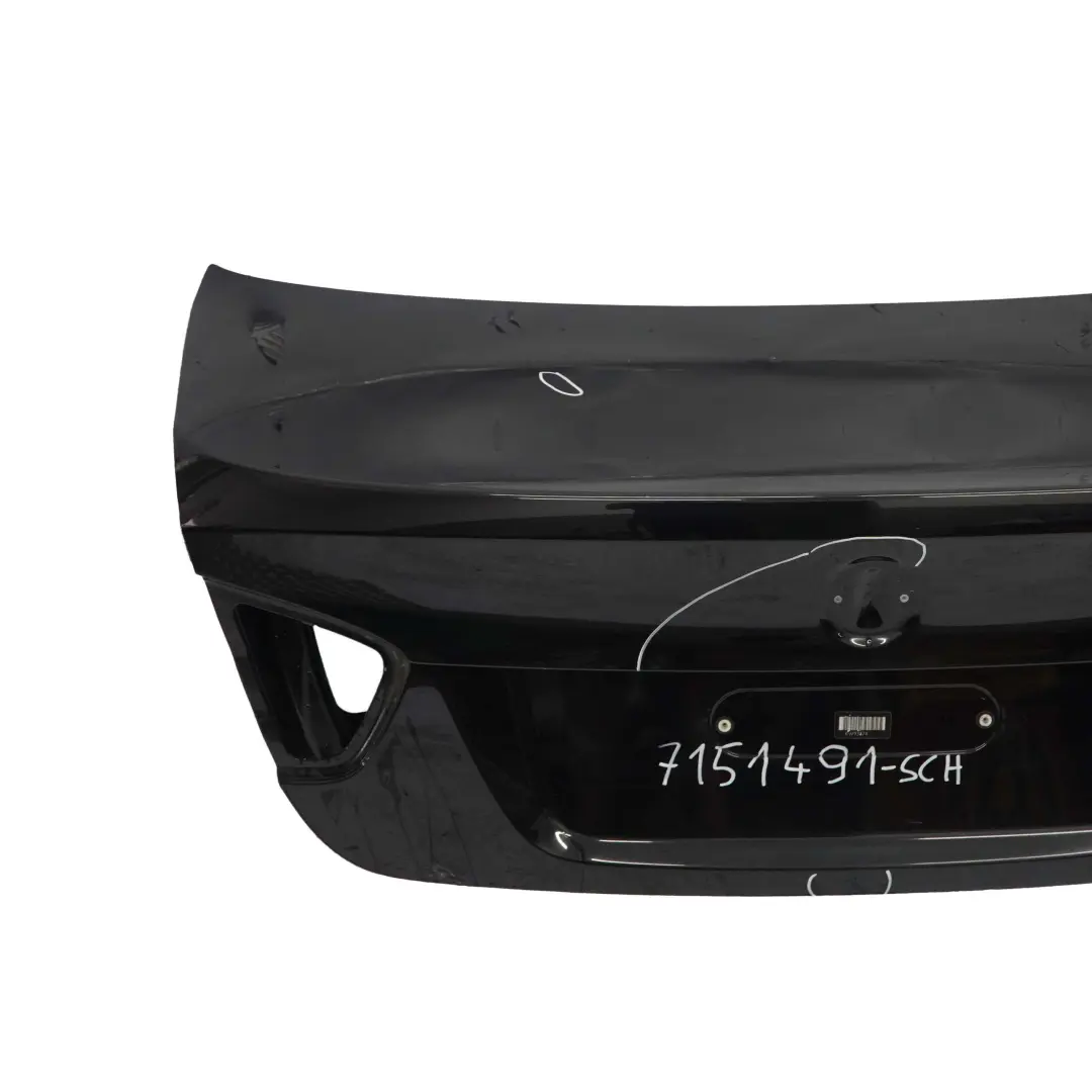 Boot Trunk Lid Tailgate Panel Cover Schwarz 2 Black - 668 to BMW E90 with Part number 7151491 BMW E90 Boot Trunk Lid Tailgate Panel Cover Schwarz 2 Black - 668 - SKU 7151491-SCH - Part number 7151491