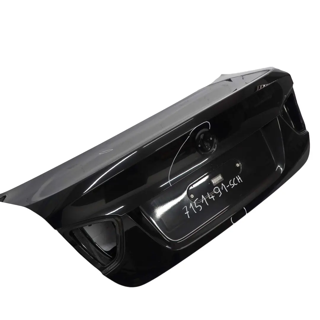 BMW E90 Boot Trunk Lid Tailgate Panel Cover Schwarz 2 Black - 668 - SKU 7151491-SCH - Part number 7151491