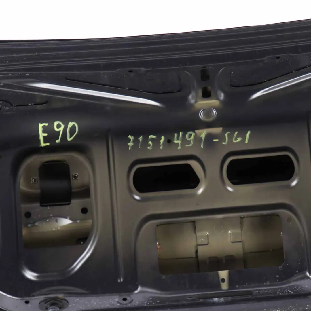 Trunk Lid Tailgate Rear Bootlid Sparkling Graphite Metallic - A22 to BMW E90 with Part number 7151491 BMW E90 Trunk Lid Tailgate Rear Bootlid Sparkling Graphite Metallic - A22 - SKU 7151491-SG1 - Part number 7151491