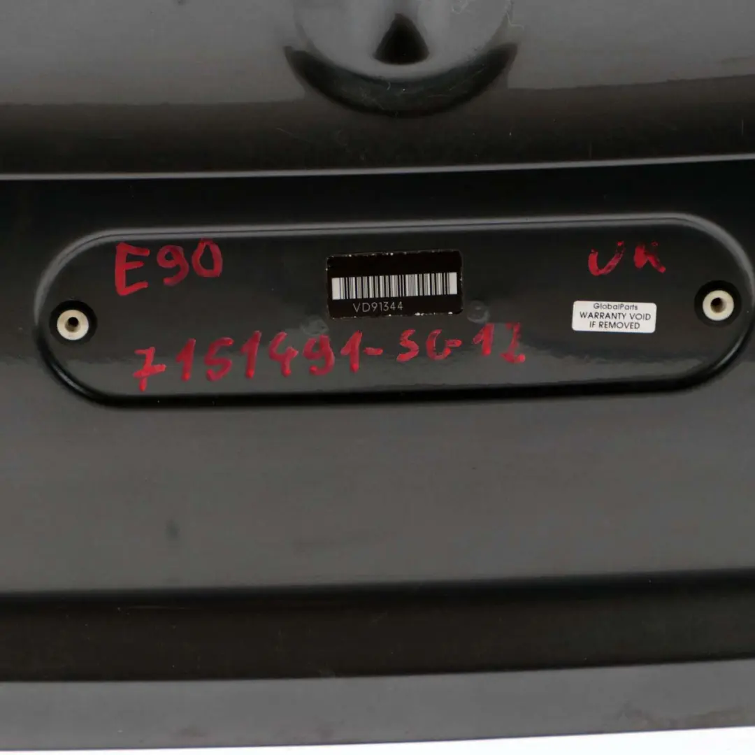 Boot Trunk Lid Tailgate Sparkling Graphite Metallic - A22 to BMW 3 E90 Rear with Part number 7151491 BMW 3 E90 Rear Boot Trunk Lid Tailgate Sparkling Graphite Metallic - A22 - SKU 7151491-SG3 - Part number 7151491