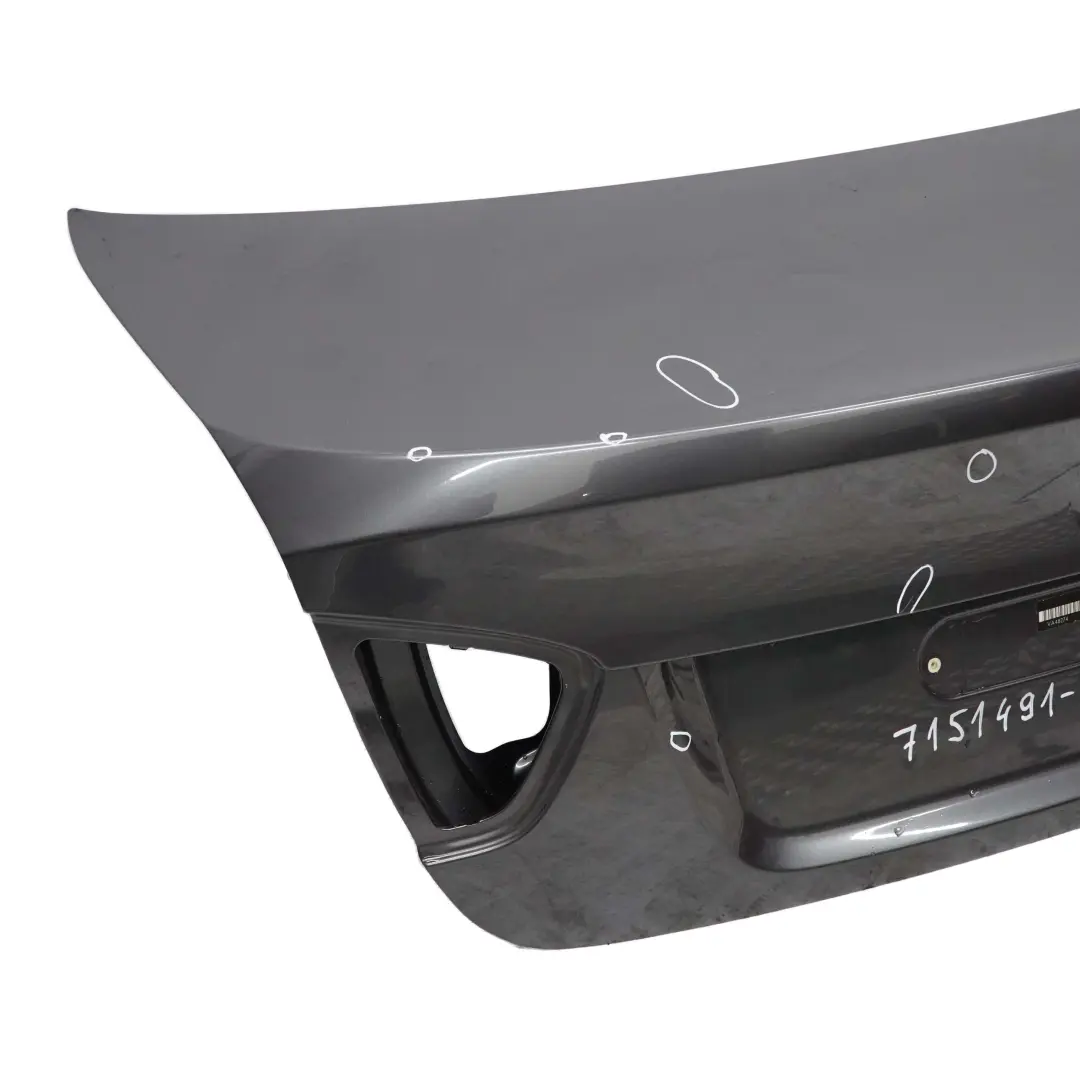 Boot Trunk Lid Tailgate Rear Bootlid Sparkling Graphite Metallic - A22 to BMW E90 with Part number 7151491 BMW E90 Boot Trunk Lid Tailgate Rear Bootlid Sparkling Graphite Metallic - A22 - SKU 7151491-SG4 - Part number 7151491