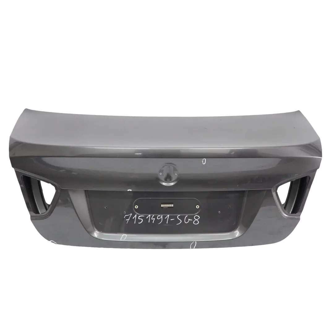 Boot Trunk Lid Tailgate Rear Bootlid Sparkling Graphite Metallic - A22 to BMW E90 with Part number 7151491 BMW E90 Boot Trunk Lid Tailgate Rear Bootlid Sparkling Graphite Metallic - A22 - SKU 7151491-SG8 - Part number 7151491