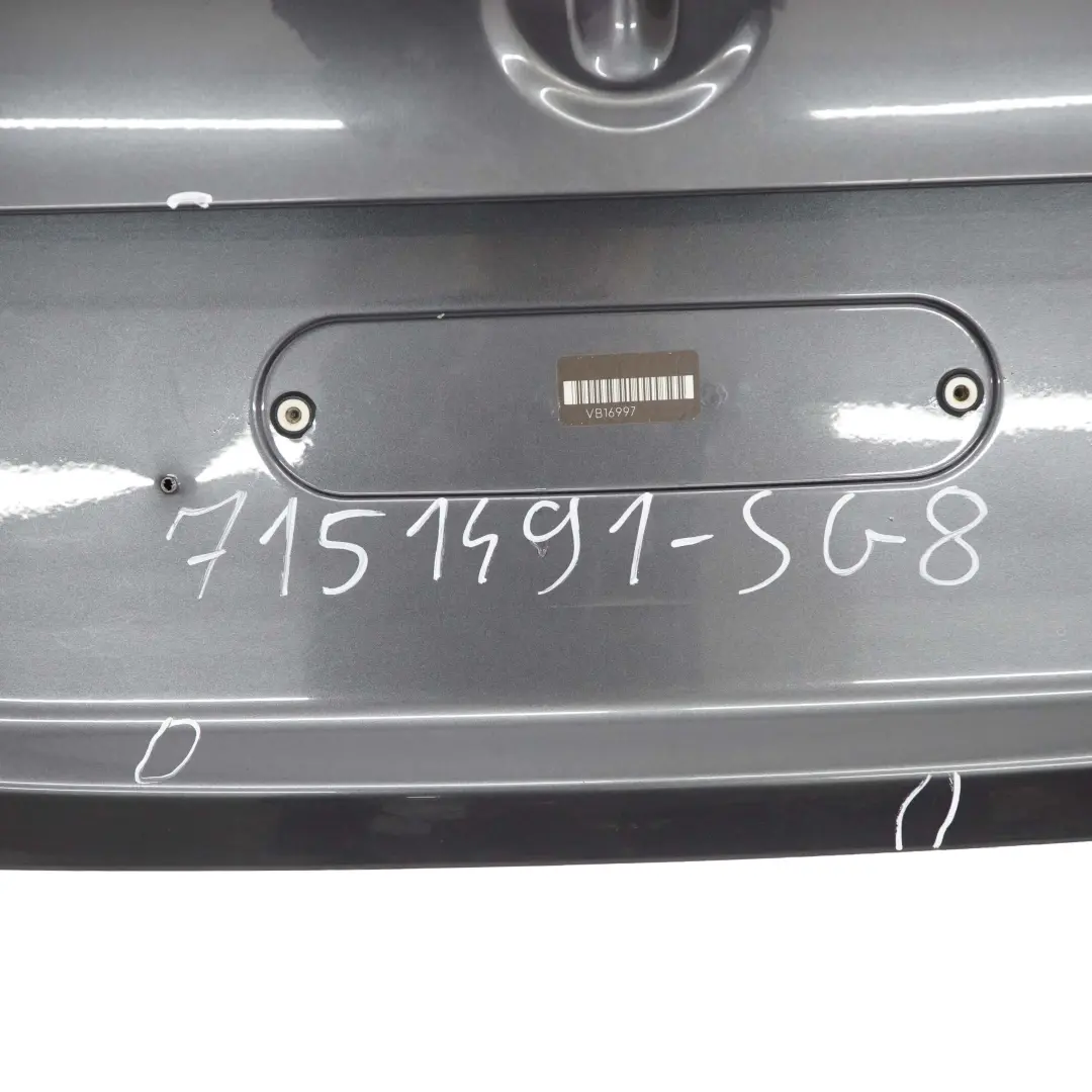 Boot Trunk Lid Tailgate Rear Bootlid Sparkling Graphite Metallic - A22 to BMW E90 with Part number 7151491 BMW E90 Boot Trunk Lid Tailgate Rear Bootlid Sparkling Graphite Metallic - A22 - SKU 7151491-SG8 - Part number 7151491