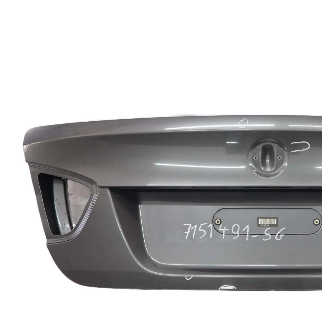 BMW E90 Trunk Lid Tailgate Rear Bootlid Sparkling Graphite Metallic - A22 - SKU 7151491-SG - Part number 7151491
