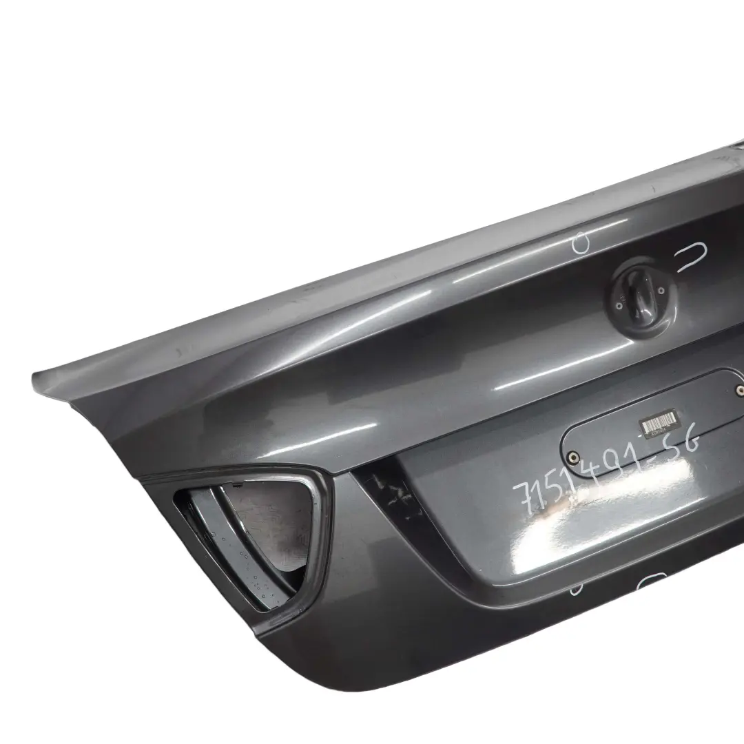 BMW E90 Trunk Lid Tailgate Rear Bootlid Sparkling Graphite Metallic - A22 - SKU 7151491-SG - Part number 7151491