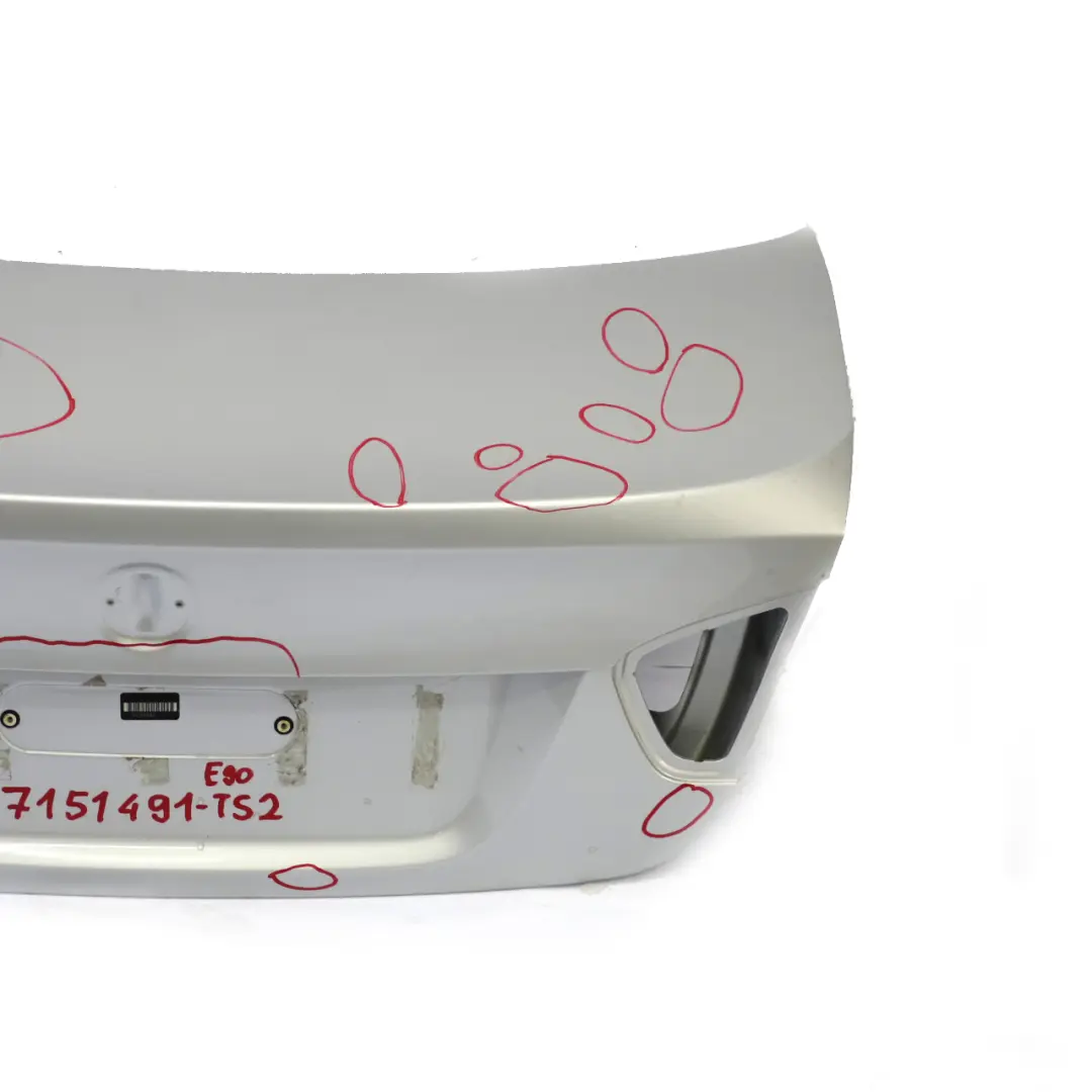 Heckklappe Klappe Hinten Titansilber Silber Metallic - 354 für BMW 3 E90 mit Teilenummer 7151491 BMW 3 E90 Heckklappe Klappe Hinten Titansilber Silber Metallic - 354 - SKU 7151491-TS2 - Teilenummer 7151491