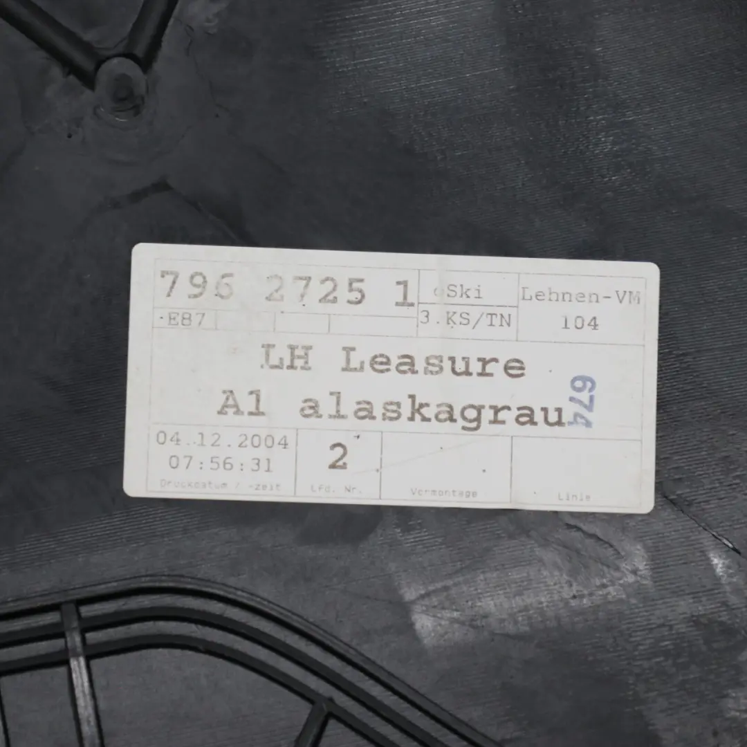 Grey Leather Interior Rear Seat Bench Base Couch to BMW E87 Seat Cover with Part number 7151628 BMW E87 Seat Cover Grey Leather Interior Rear Seat Bench Base Couch - SKU 7151628 - Part number 7151628