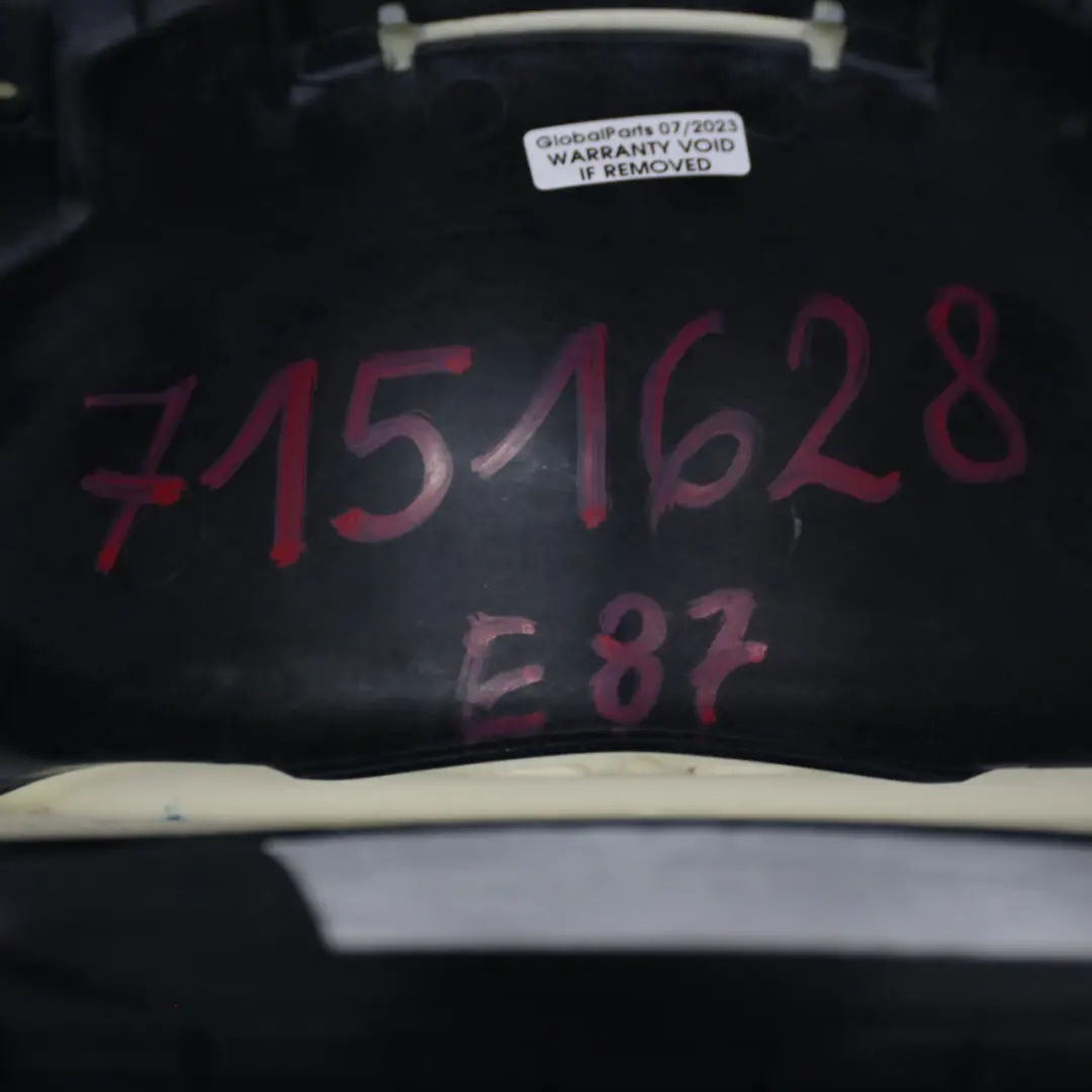 Funda De Asiento Gris Interior De Cuero Asiento Trasero Banco Base Sofa para BMW E87 con número de pieza 7151628 BMW E87 Funda De Asiento Gris Interior De Cuero Asiento Trasero Banco Base Sofa - SKU 7151628 - Número de pieza 7151628