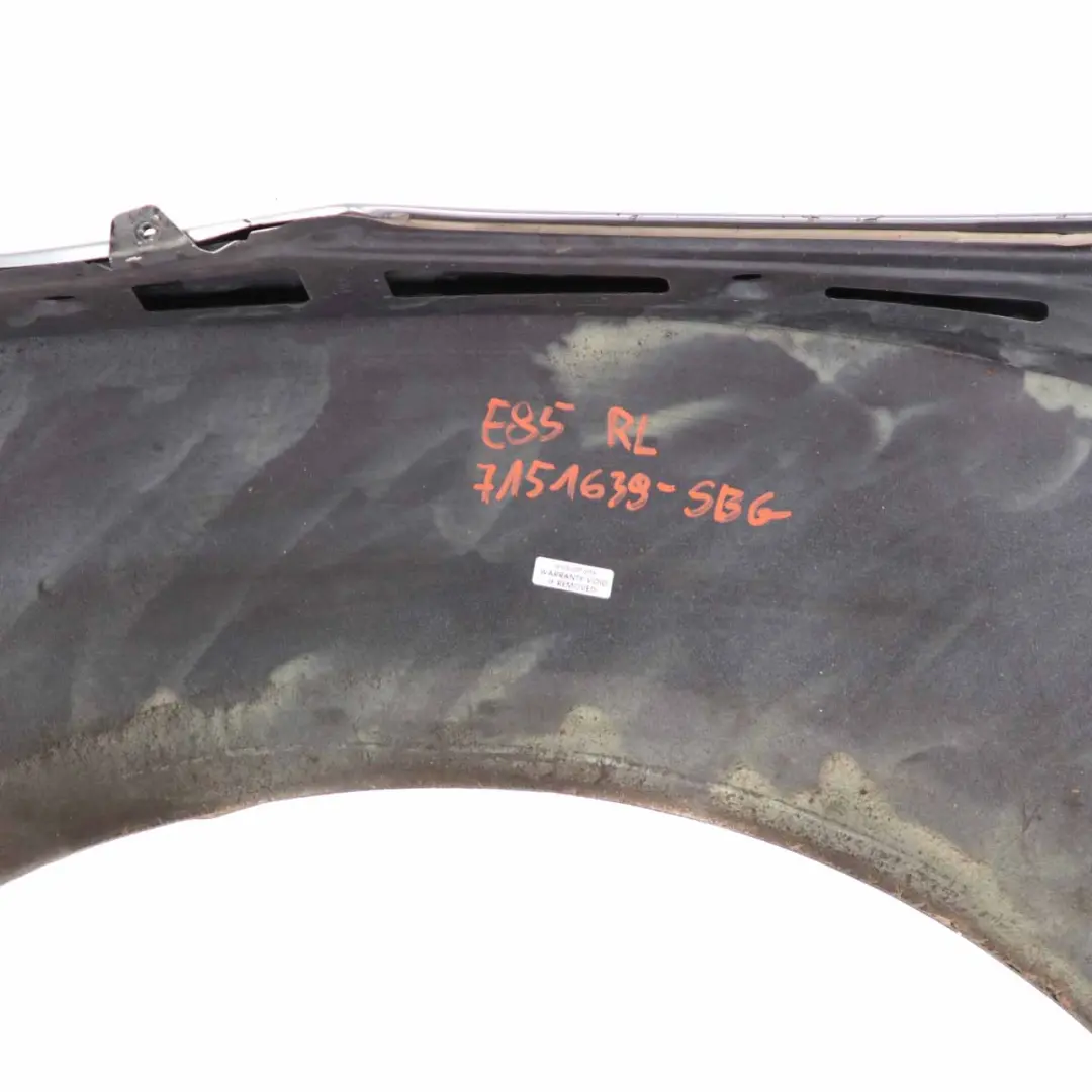 Left N/S Side Panel Wing Fender Silbergrau Silver Grey - A08 to BMW Z4 E85 Rear with Part number 7151639 BMW Z4 E85 Rear Left N/S Side Panel Wing Fender Silbergrau Silver Grey - A08 - SKU 7151639-SBG - Part number 7151639