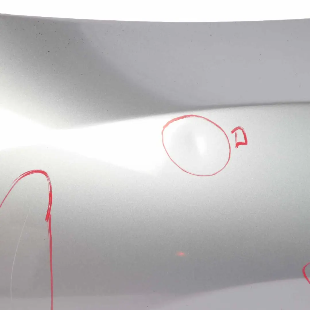 BMW Z4 E85 Rear Left N/S Side Panel Wing Fender Silbergrau Silver Grey - A08 - SKU 7151639-SBG - Part number 7151639