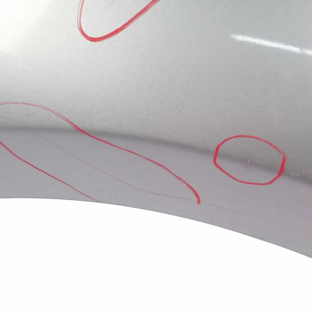 Left N/S Side Panel Wing Fender Silbergrau Silver Grey - A08 to BMW Z4 E85 Rear with Part number 7151639 BMW Z4 E85 Rear Left N/S Side Panel Wing Fender Silbergrau Silver Grey - A08 - SKU 7151639-SBG - Part number 7151639