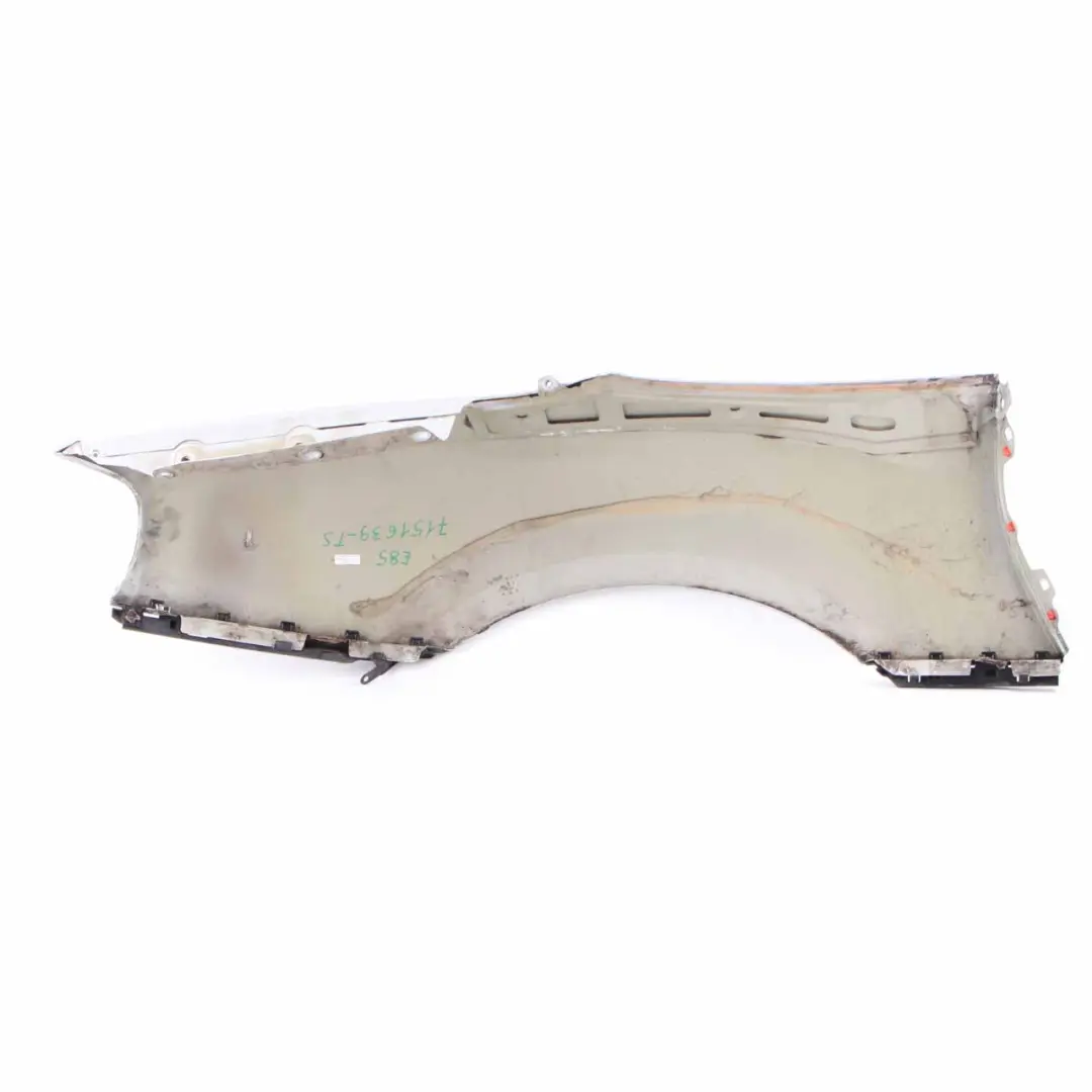Left N/S Side Panel Wing Fender Titansilber Silver - 354 to BMW Z4 E85 Rear with Part number 7151639 BMW Z4 E85 Rear Left N/S Side Panel Wing Fender Titansilber Silver - 354 - SKU 7151639-TS - Part number 7151639