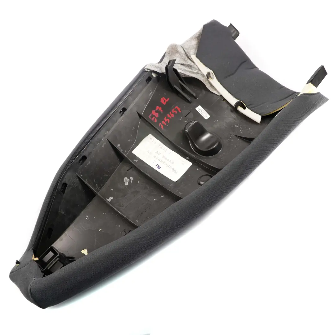 BMW E87 Sedile Posteriore Sinistra Laterale Grigio Alaskagrau 7118681 - SKU 7151657 - Numero di parte 7151657