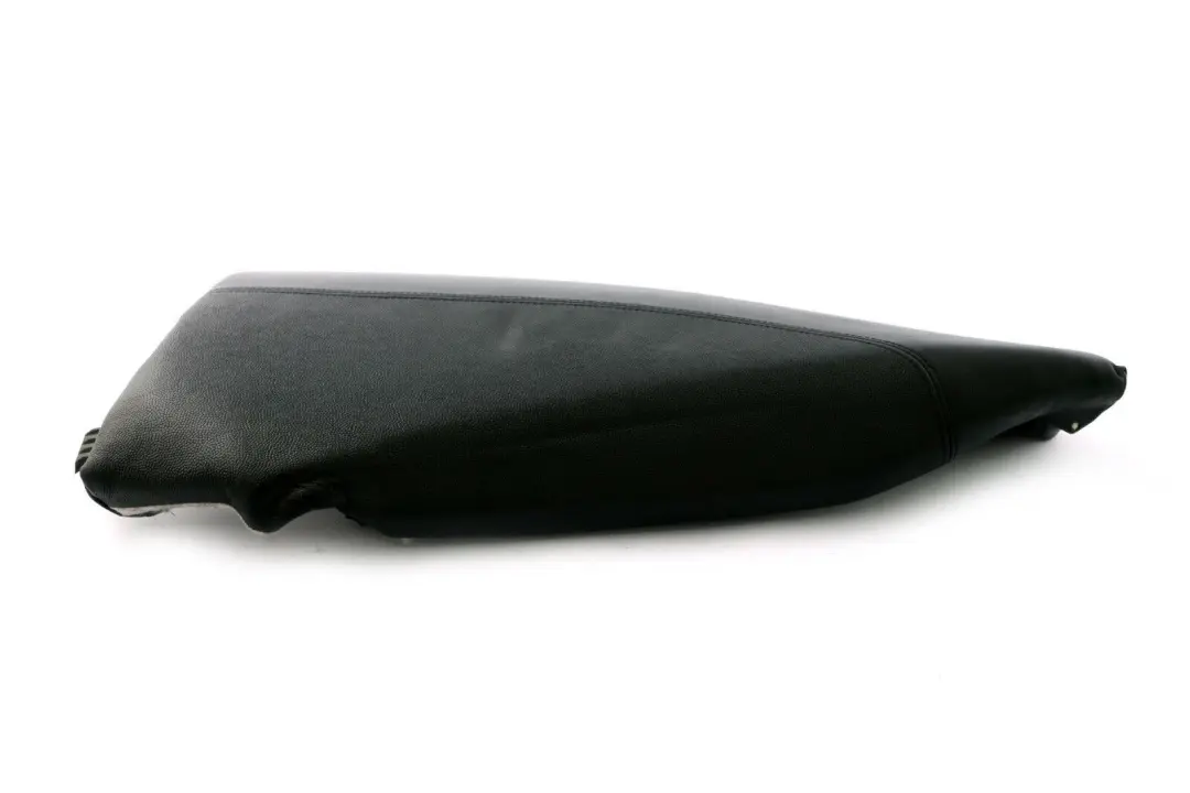 BMW E87 Asiento Trasero Derecho Lateral Panel De Ajuste Cuero Negro - SKU 7151668 - Número de pieza 7118682
