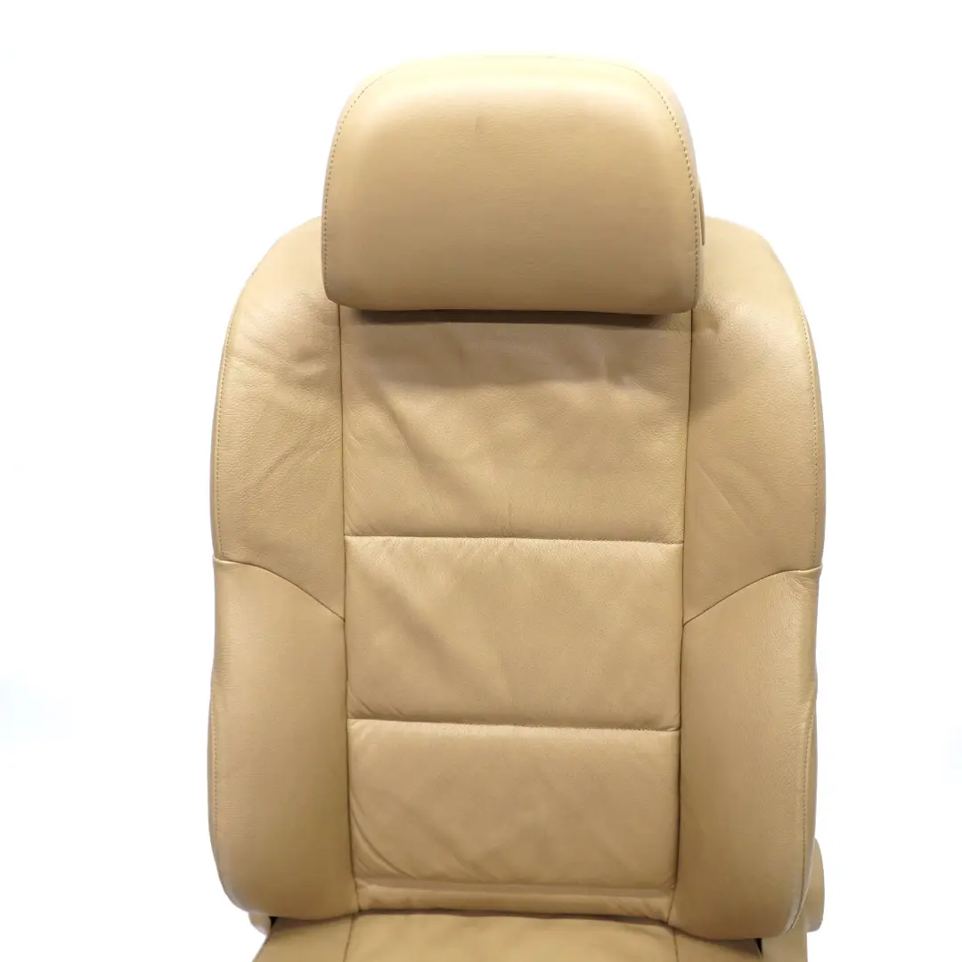 Heated M Sport Beige Leather Dakota Front Left N/S Seat to BMW E60 E61 with Part number 7152076 BMW E60 E61 Heated M Sport Beige Leather Dakota Front Left N/S Seat - SKU 7152076-2 - Part number 7152076