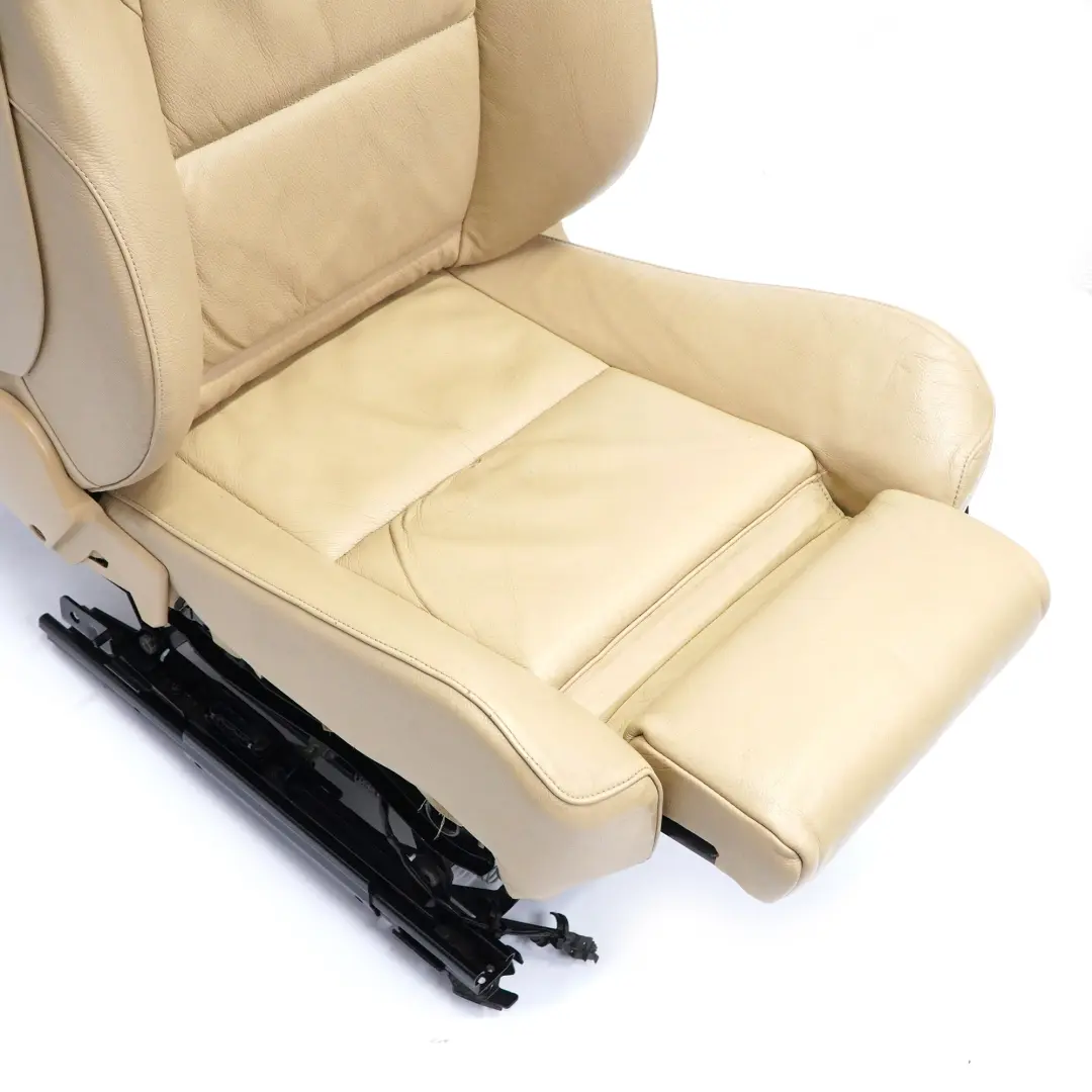 Fotel Lewy Przedni Podgrzewany Sportowy Beżowy Skórzany Dakota do BMW E60 E61 o numerze 7152076 BMW E60 E61 Fotel Lewy Przedni Podgrzewany Sportowy Beżowy Skórzany Dakota - SKU 7152076-2 - Numer Części 7152076