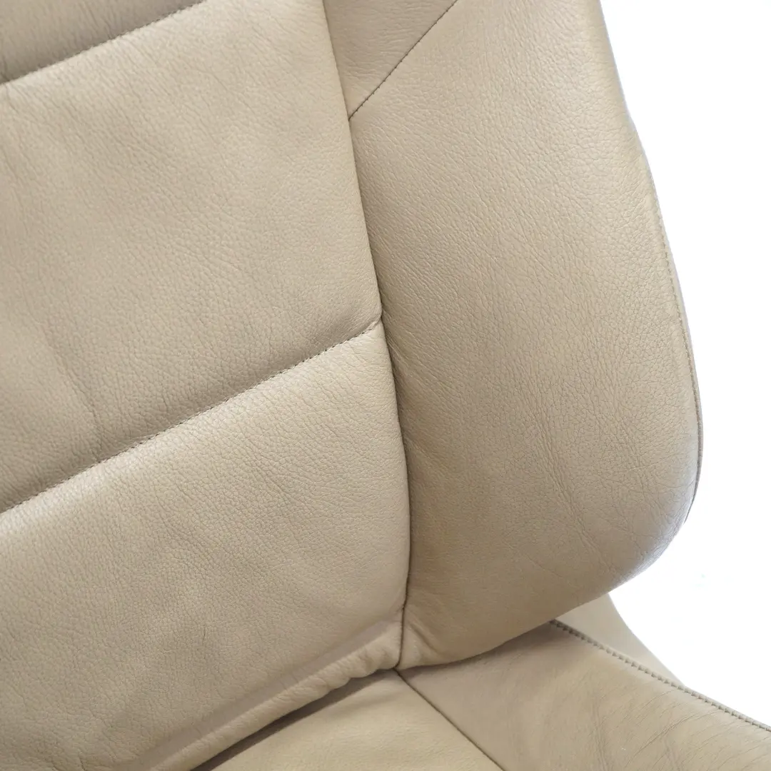 BMW E60 E61 Siège avant gauche Dakota en cuir beige M Sport chauffant - SKU 7152076-2 - Numéro de pièce 7152076