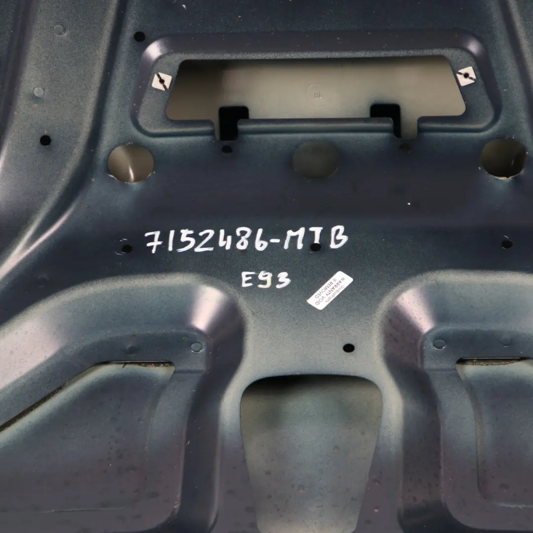 Boot Trunk Lid Rear Montegoblue Blue - A51 to BMW 3 E93 Convertible Tailgate with Part number 7152486 BMW 3 E93 Convertible Tailgate Boot Trunk Lid Rear Montegoblue Blue - A51 - SKU 7152486-MTB - Part number 7152486
