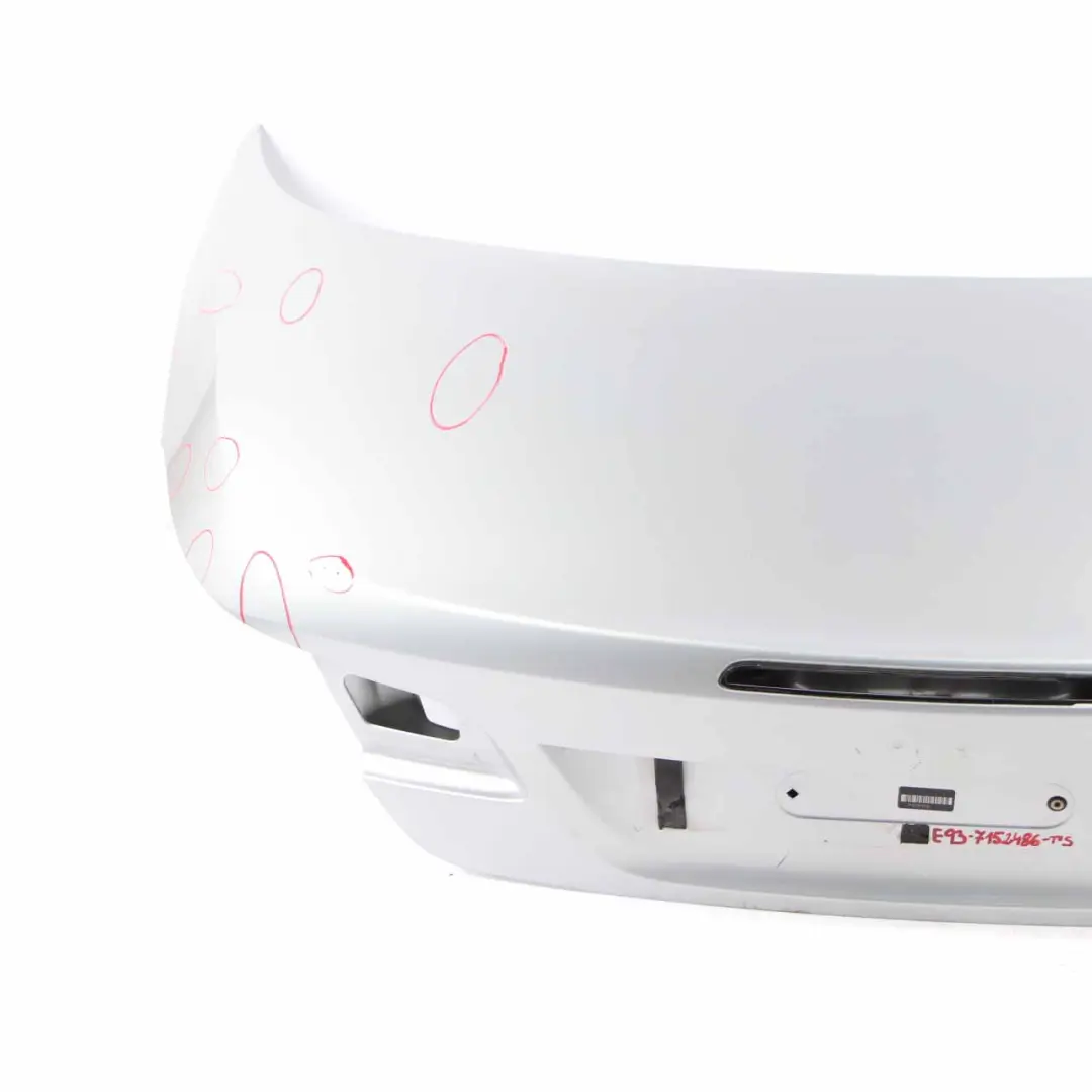 Boot Trunk Lid BMW E93 Convertible Rear Tailgate Bootlid Titansilber Silver 354 to with Part number 7152486 Boot Trunk Lid BMW E93 Convertible Rear Tailgate Bootlid Titansilber Silver 354 - SKU 7152486-TS - Part number 7152486