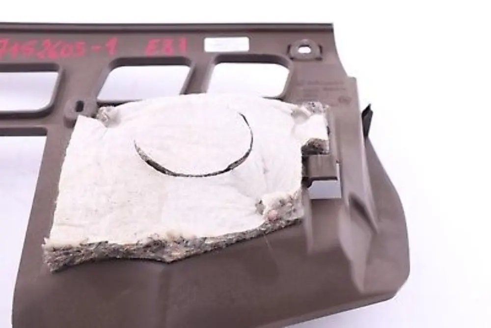 Trim Panel Foot Controls Bottom Havanna Brown Part to BMW 1 Series E87 with Part number 7152605 BMW 1 Series E87 Trim Panel Foot Controls Bottom Havanna Brown Part - SKU 7152605-1 - Part number 7152605