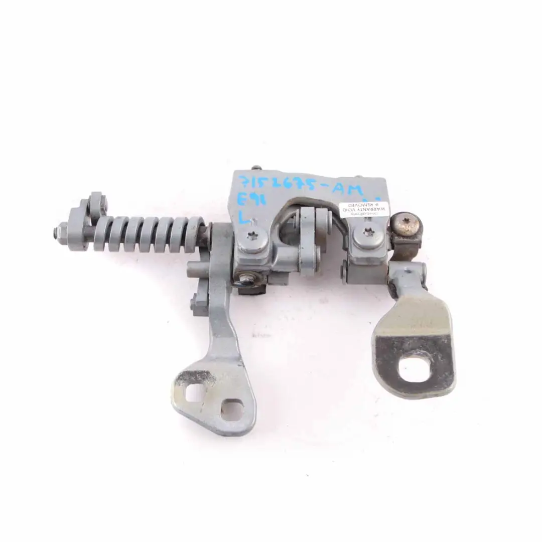 Trunk Lid Hinge Boot Rear Left N/S Arktis Arctic Metallic A34 7119041 to BMW E91 with Part number 7152675 BMW E91 Trunk Lid Hinge Boot Rear Left N/S Arktis Arctic Metallic A34 7119041 - SKU 7152675-AM - Part number 7152675