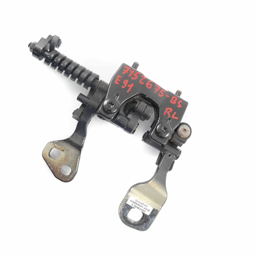 Boot Trunk Hinge Touring Left N/S Black Sapphire - 475 7119041 to BMW E91 Rear with Part number 7152675 BMW E91 Rear Boot Trunk Hinge Touring Left N/S Black Sapphire - 475 7119041 - SKU 7152675-BS - Part number 7152675