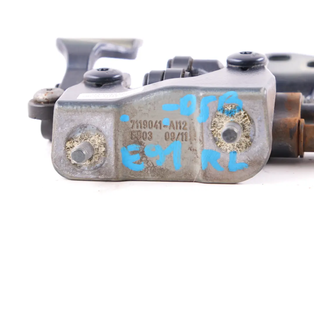 Boot Trunk Hinge Touring Rear Left Tiefseeblau Deep Sea Blue A76 7119041 to BMW E91 with Part number 7152675 BMW E91 Boot Trunk Hinge Touring Rear Left Tiefseeblau Deep Sea Blue A76 7119041 - SKU 7152675-DSB - Part number 7152675