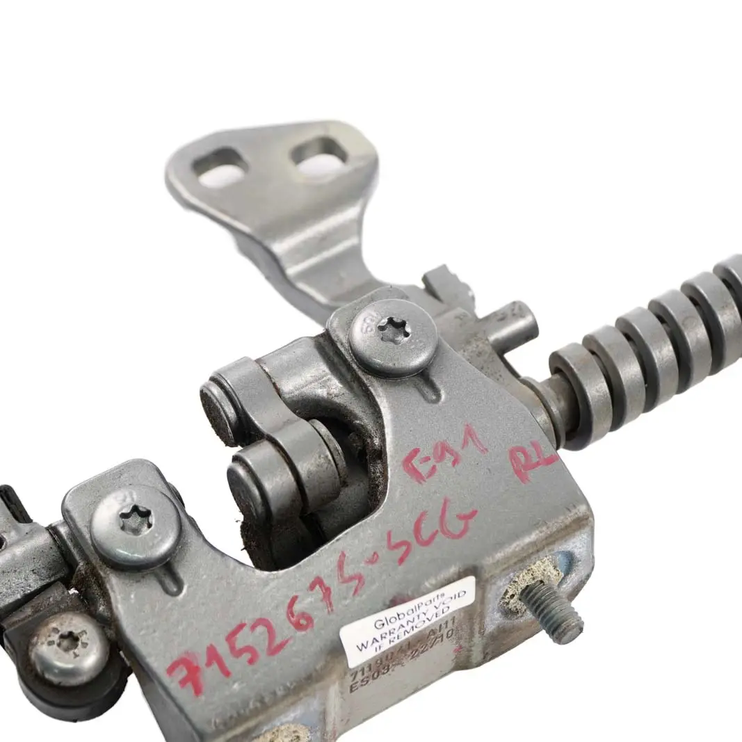 BMW 3 E91 Touring Rear Left Trunk Lid Hinge N/S Spacegrau Grey - A52 7119041 - SKU 7152675-SCG - Part number 7152675